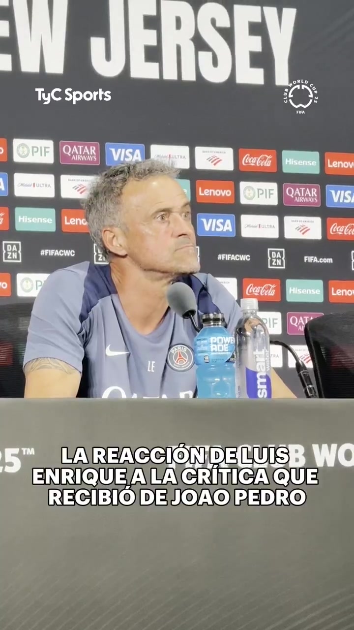 恩里克賽后我無(wú)意攻擊若昂-佩德羅但他說(shuō)我是輸不起的人