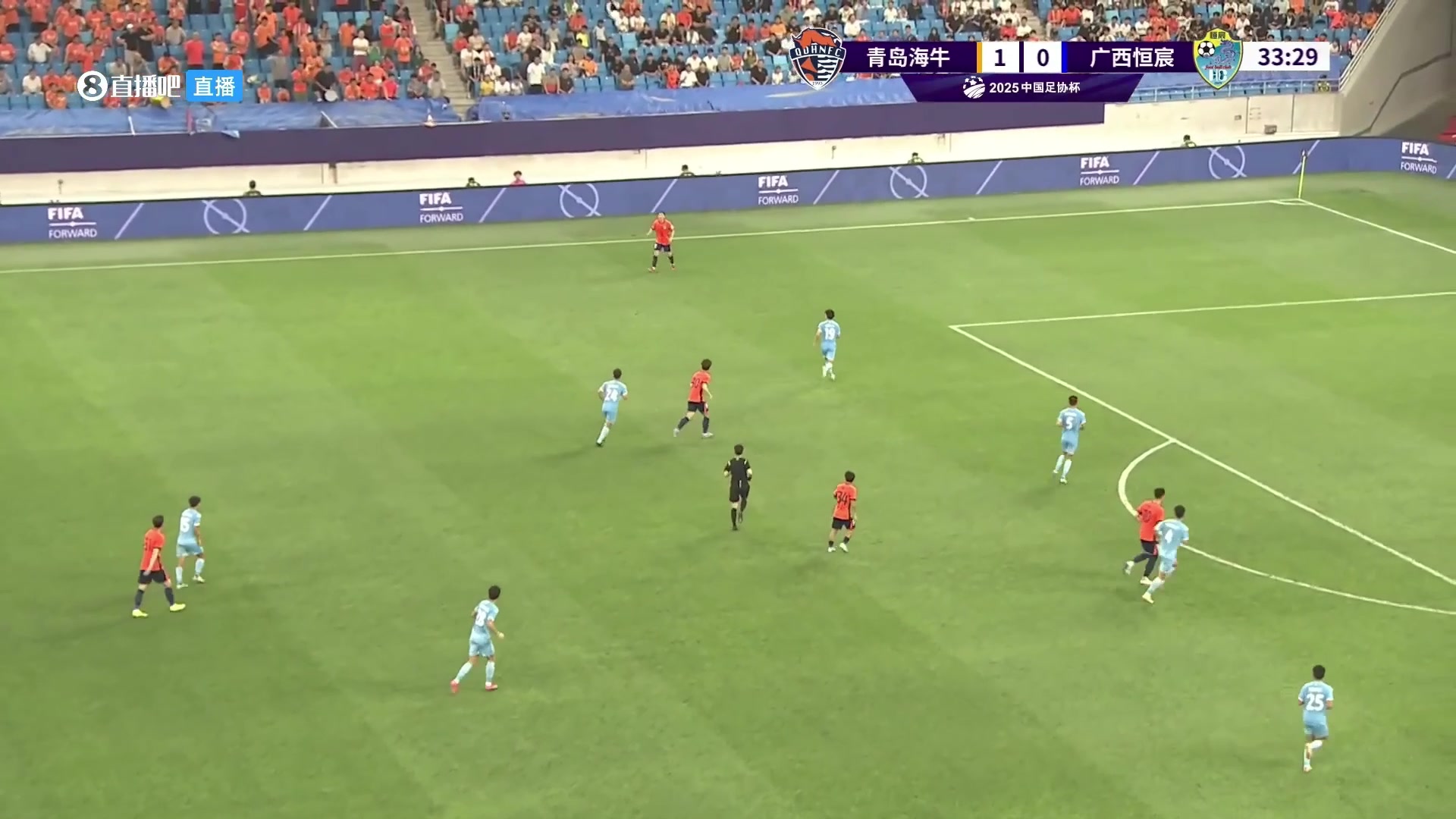 海牛2-0領(lǐng)先廣西羅森文禁區(qū)外遠(yuǎn)射破門