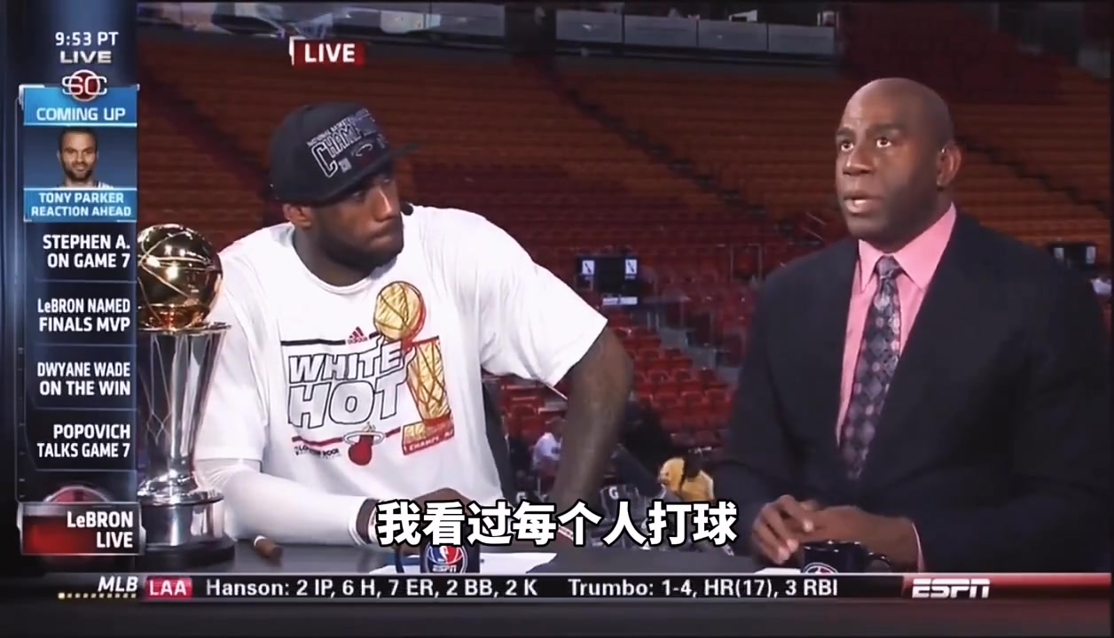 魔術(shù)師當(dāng)年直言勒布朗你是我唯一認(rèn)為能成為GOAT的球員