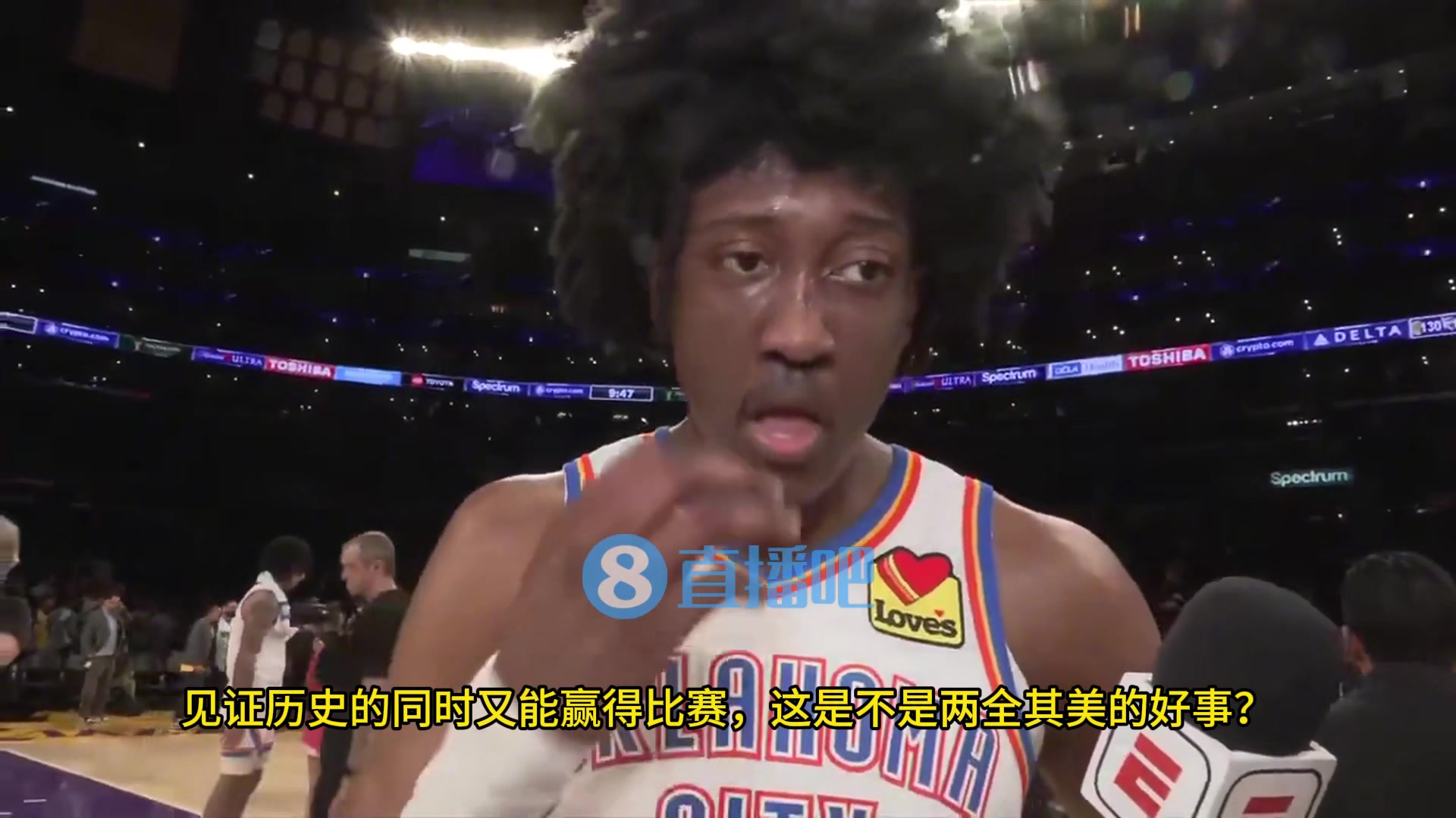 杰倫威經(jīng)典采訪我是科比的粉絲而詹姆斯是最接近科比的人