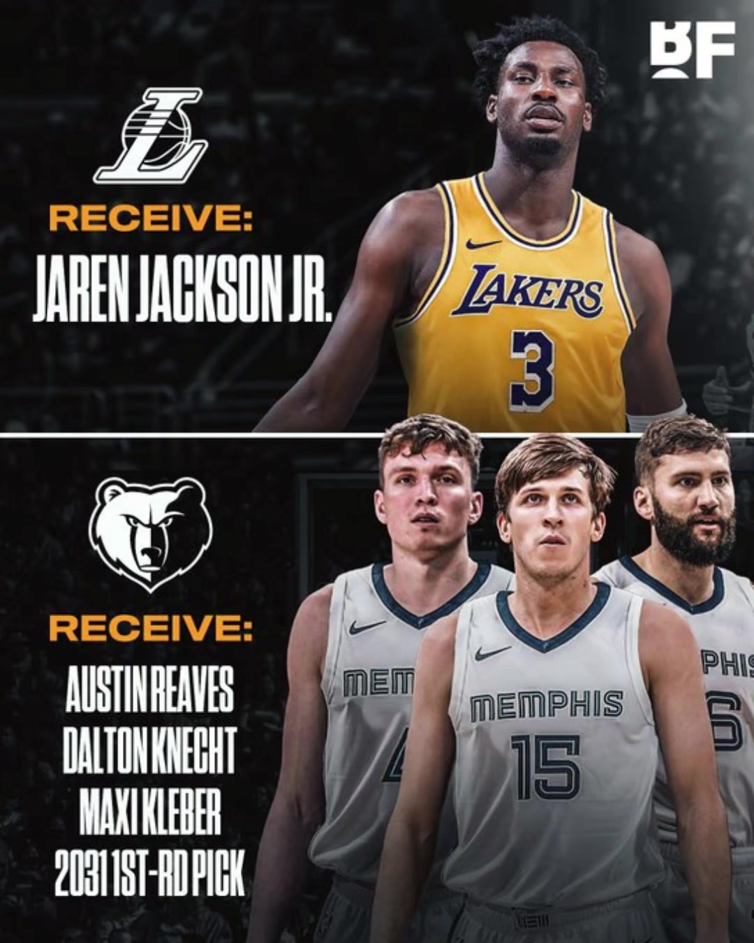 濃眉平替美媒獻策湖人克內(nèi)小里2首輪換JJJ