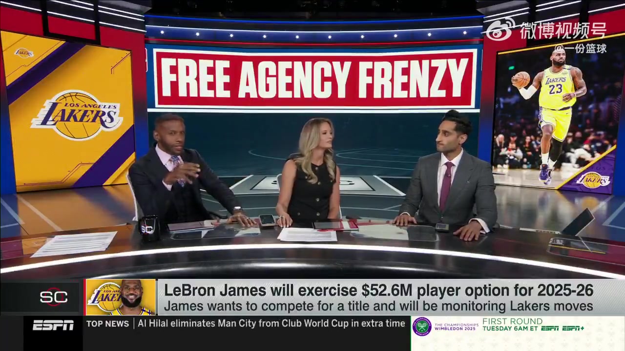 Shams詹姆斯無(wú)論待在湖人還是去別隊(duì)他心里想的都是冠軍