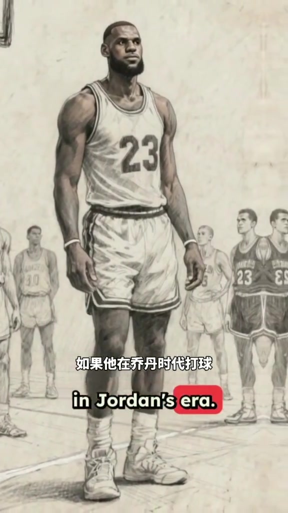外國(guó)詹蜜設(shè)想詹姆斯在喬丹時(shí)代每晚40分三雙 可以防5個(gè)位置