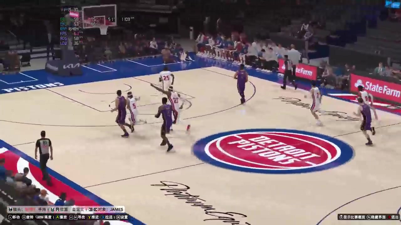 寫實還是硬黑網(wǎng)友2K中操縱詹姆斯被對手得分后瘋狂攤手