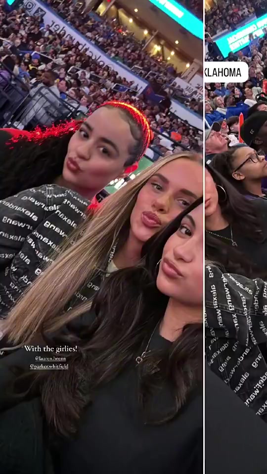 是真養(yǎng)眼啊此前布朗尼海斯文森特的女友組團(tuán)去客場(chǎng)看球