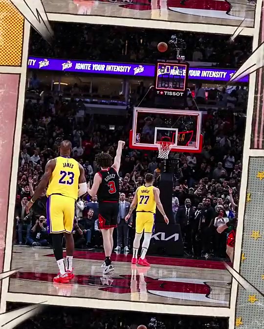 人生巔峰一幕詹姆斯東契奇目送吉迪超遠(yuǎn)三分絕殺