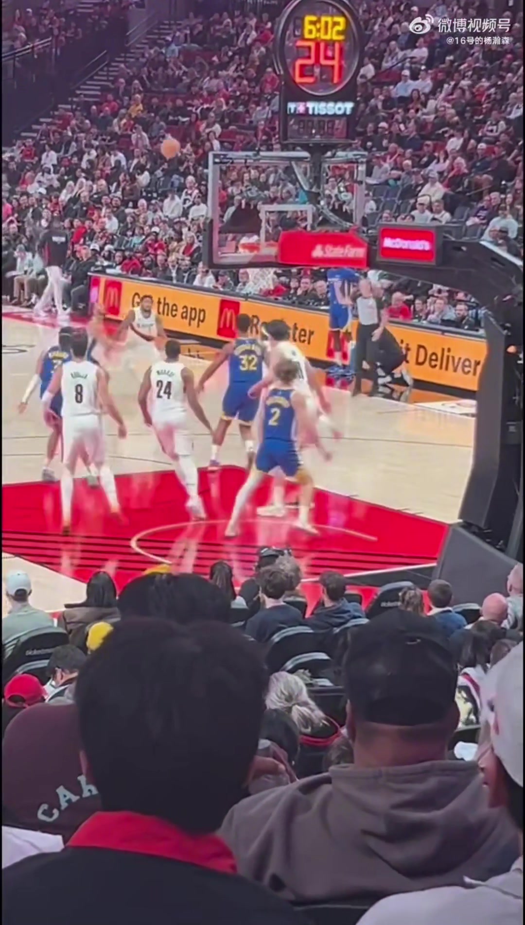 基本功第四節(jié)楊瀚森體力嚴(yán)重下降防守移動(dòng)緩慢但依舊沒失位