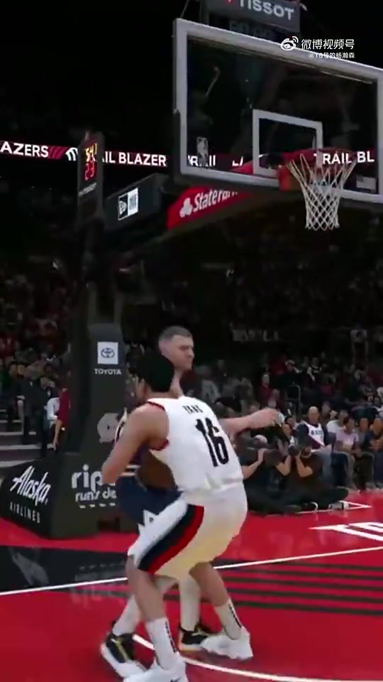 明天就將面對約老師了網(wǎng)友此前用2K操作楊瀚森打爆約基奇