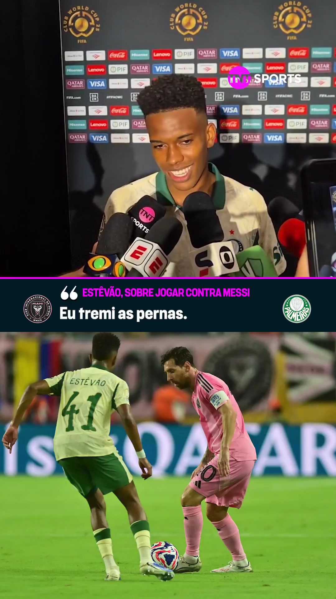 埃斯特旺回應(yīng)對陣梅西太感動了他簡直就是我的偶像