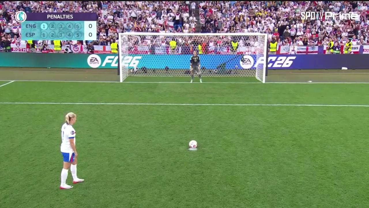 成功衛(wèi)冕西班牙女足連失3點點球大戰(zhàn)英格蘭女足3-1奪冠