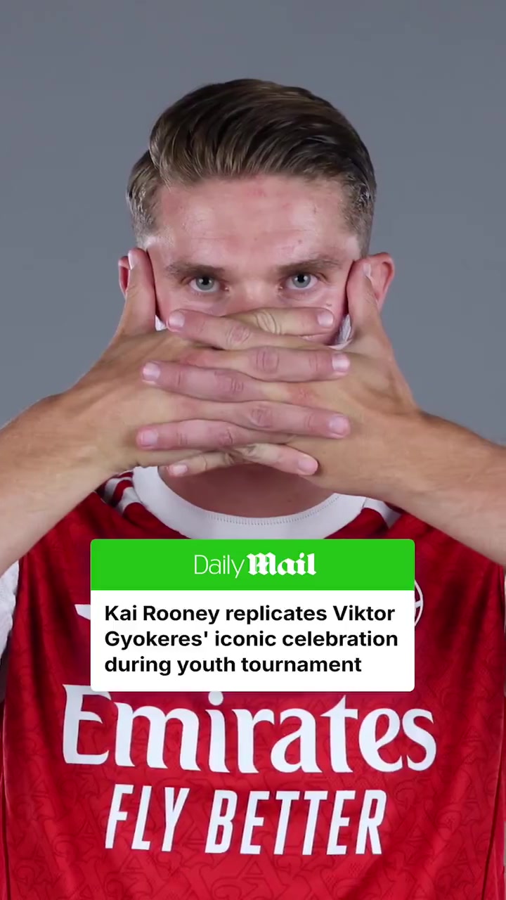 迷弟1魯尼兒子在曼聯(lián)U16進(jìn)球后做出約克雷斯同款慶祝