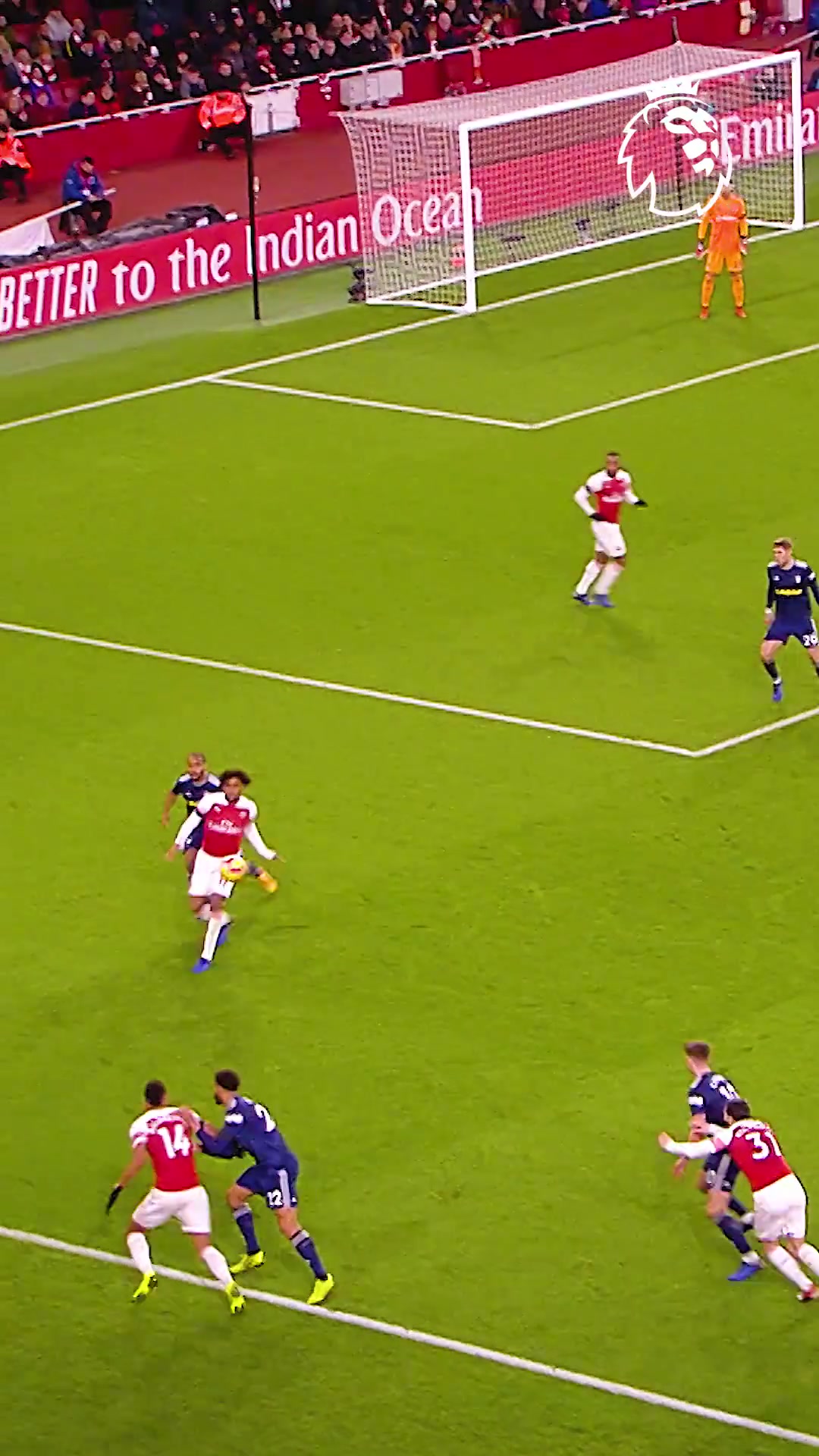 完美的7腳傳遞阿森納誰不喜歡這樣的配合