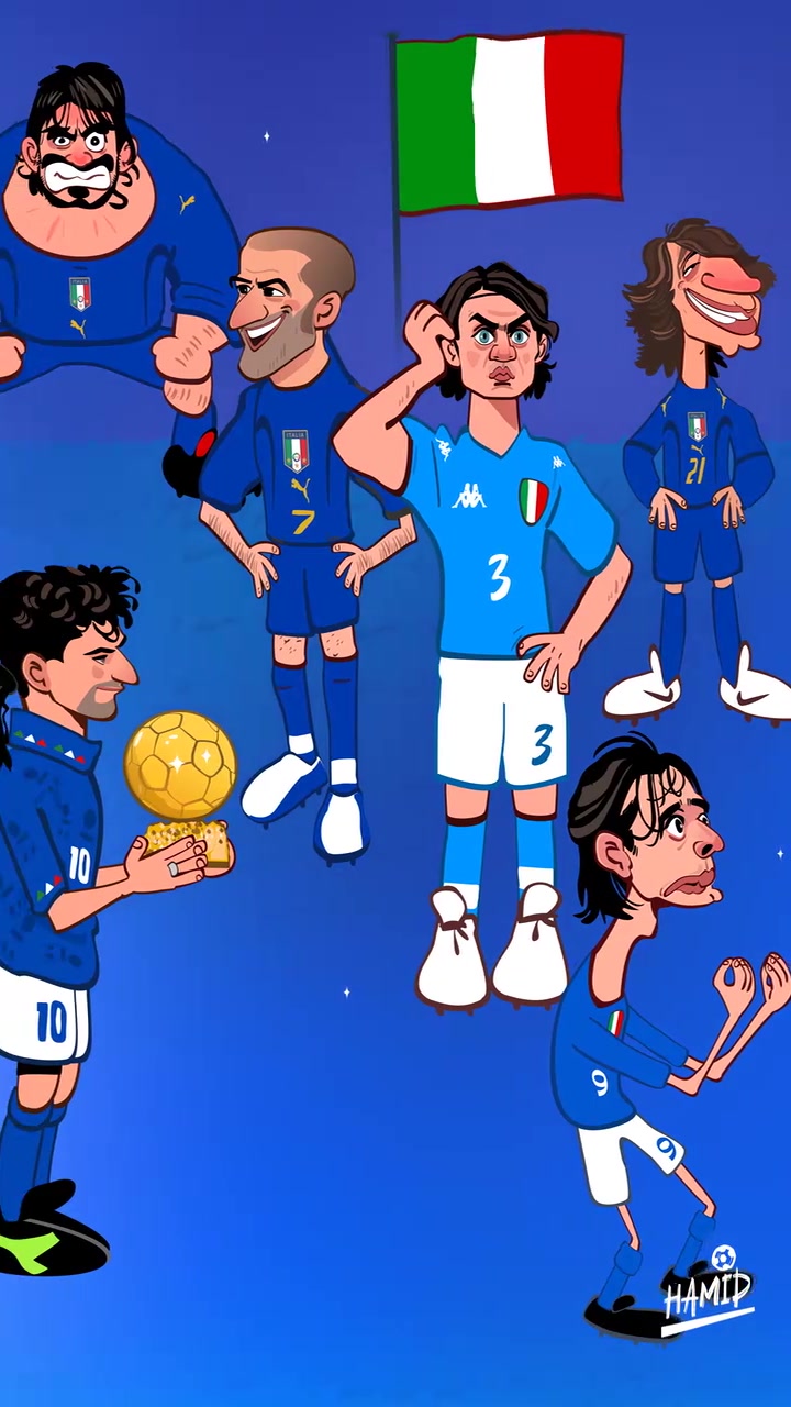 外網(wǎng)動(dòng)畫(huà)致敬意大利足球有完美的過(guò)去誰(shuí)是你的入坑回憶
