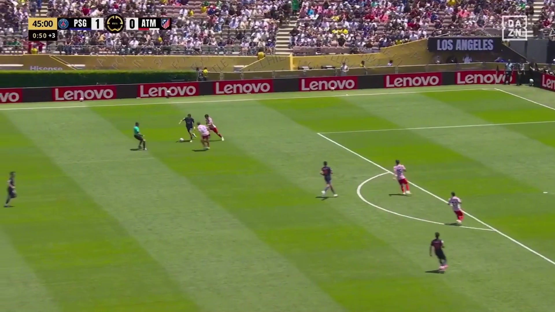 太輕松了巴黎反擊K77分球維蒂尼亞面對包夾巧射破門