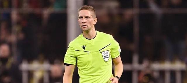 官方：挪威主裁埃斯科斯執(zhí)法歐冠馬競(jìng)vs圣吉羅斯聯(lián)合