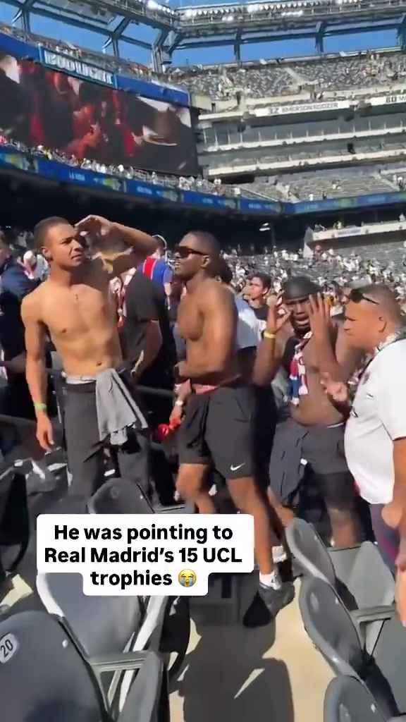 巴黎球迷問姆巴佩在哪呢皇馬球迷回應(yīng)我們有15座歐冠