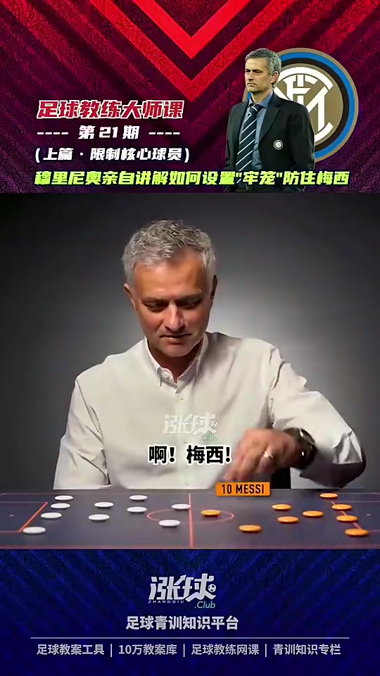 什么水平?穆里尼奧親自講解如何防住梅西