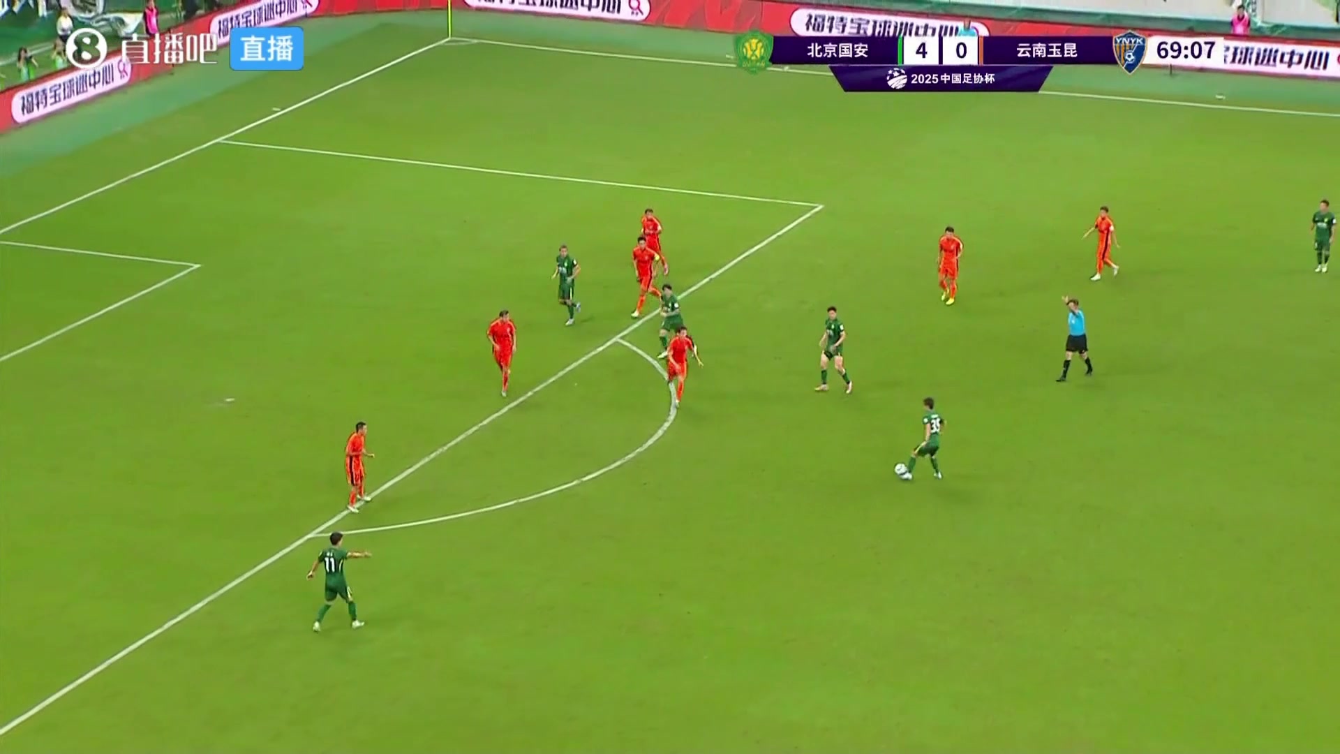 一支穿云箭江文豪世界波破門國安5-0領(lǐng)先玉昆