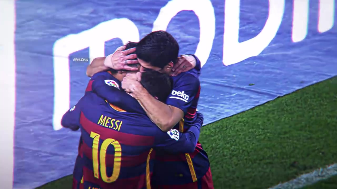 歷史最佳進(jìn)攻組合之一讓我們?cè)倩仡櫼淮螜M掃歐洲的MSN