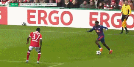半場：科特布斯0-3萊比錫，鮑姆加特納雙響，巴卡約科破門