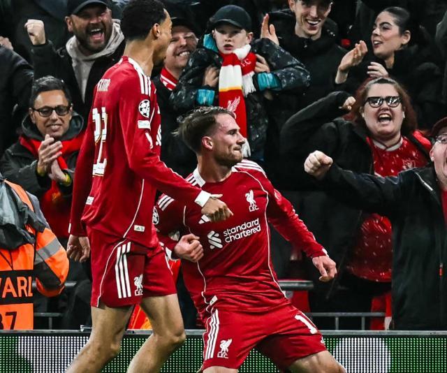 【歐冠】麥卡利斯特頭槌制勝，利物浦1比0皇馬