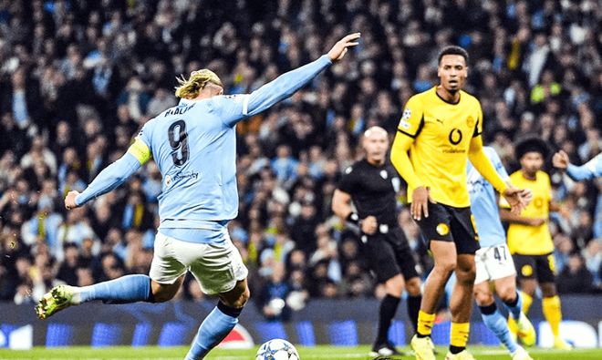 歐冠綜述：曼城4-1多特！巴薩爆冷3-3，國(guó)米開局4連勝+穆帥4連敗