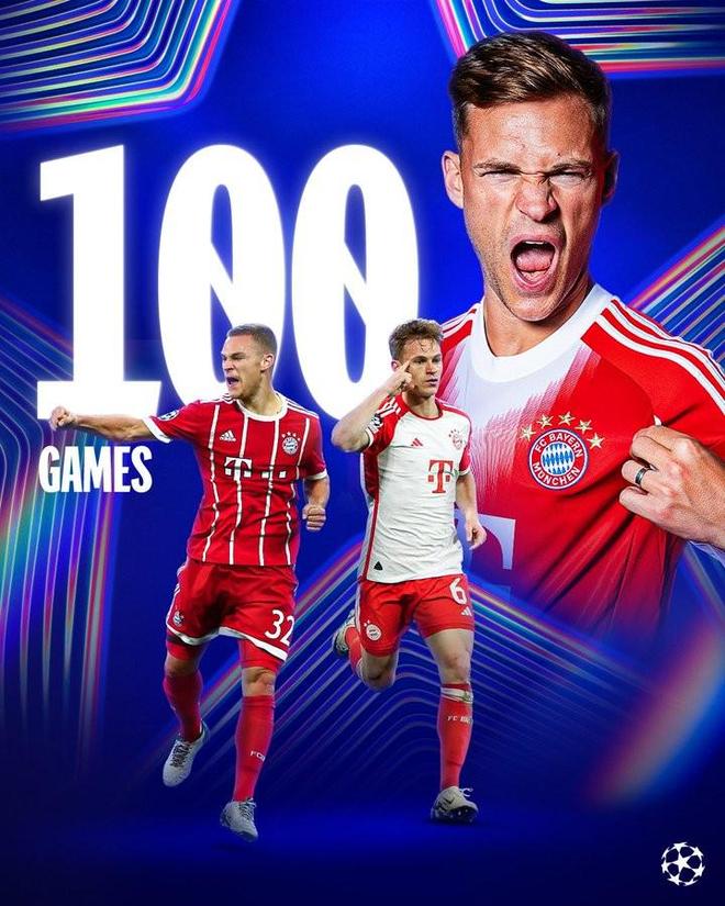 基米希歐冠100場比賽贏下71場，為所有球員最多