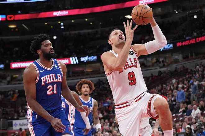 武切準(zhǔn)絕殺公牛逆轉(zhuǎn)76人升東部第一 馬克西39分吉迪連場三雙