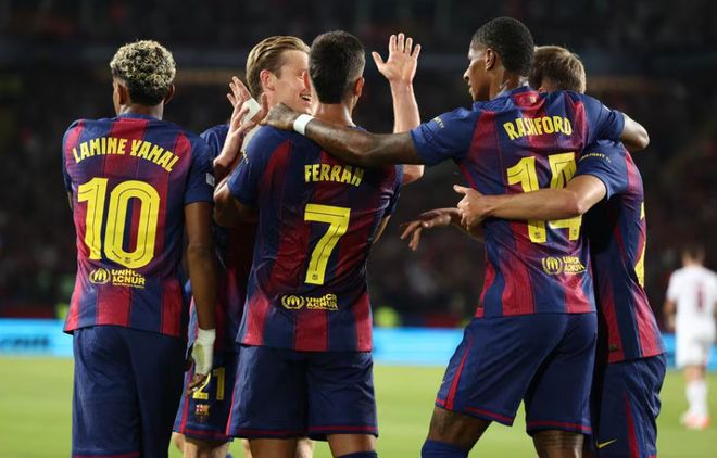 91分鐘絕殺無效！巴薩爆大冷：3次落后3次扳平 亞馬爾創(chuàng)歐冠歷史