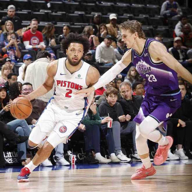 杜倫22+22活塞逆轉(zhuǎn)爵士豪取4連勝 坎寧安31+10末節(jié)19分