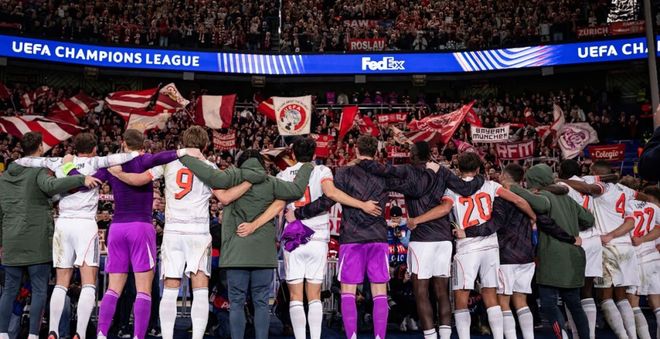 歐冠4輪后積分榜巨變！僅3隊(duì)全勝+拜仁領(lǐng)跑，兩支前冠軍4連敗墊底