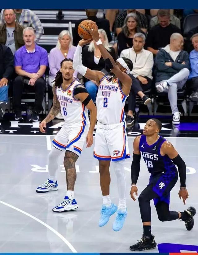 NBA戰(zhàn)報(bào)｜雷霆132-101擊敗國(guó)王，哈爾滕施泰因33分19板，亞歷山大30分，威斯佈魯克24分6板9助