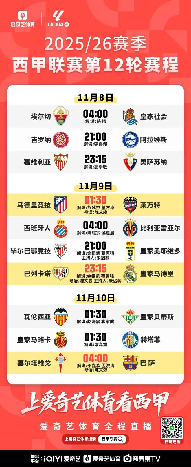 今晚開戰(zhàn)！西甲第12輪：馬競(jìng)戰(zhàn)萊萬特 全力爭(zhēng)勝重返前三