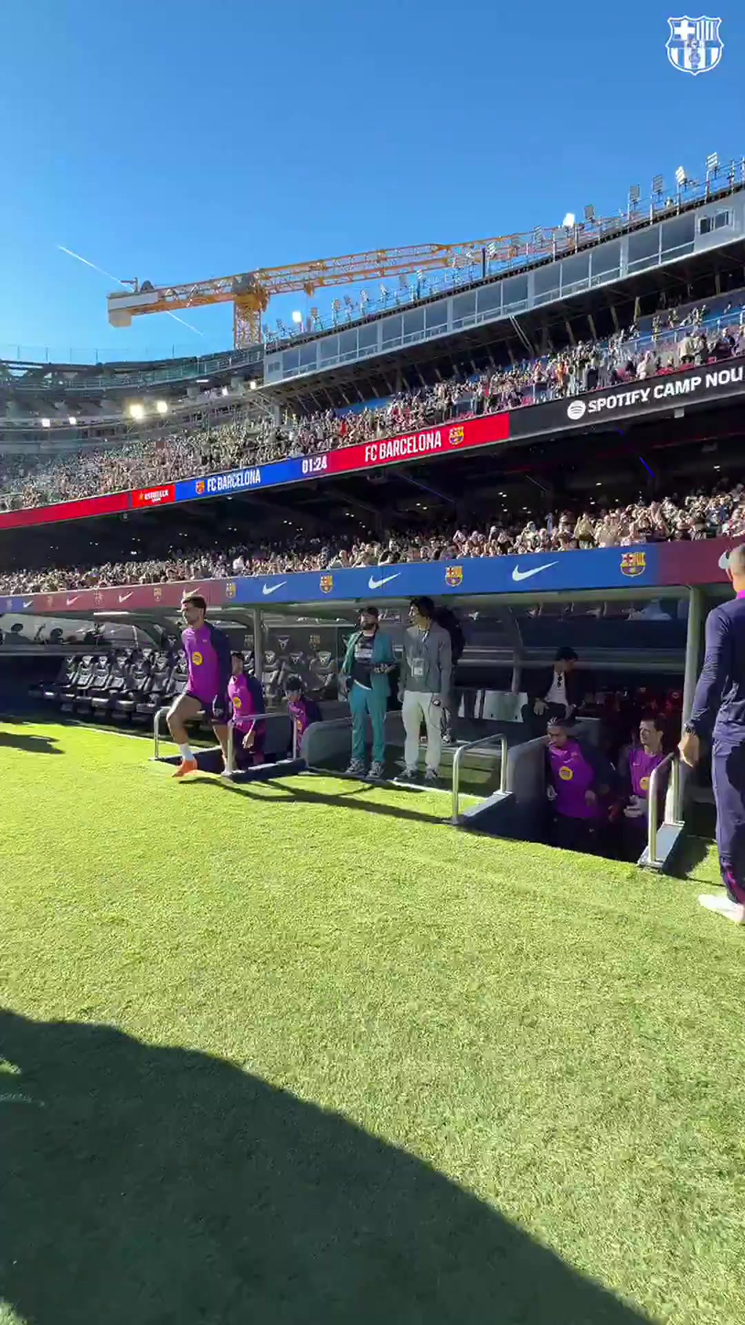 回到諾坎普巴薩官方發(fā)視頻配文真令人起雞皮疙瘩