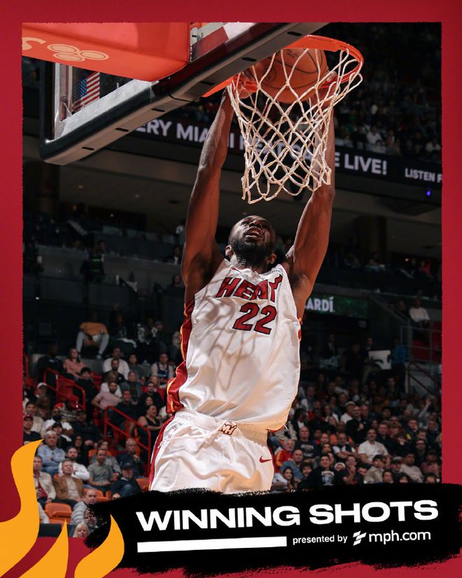 維金斯空接暴扣壓哨絕殺！熱火加時險勝騎士 米切爾28+15+8