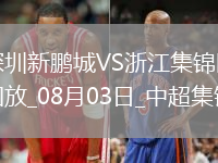 08月03日中超第19輪深圳新鵬城vs浙江進球