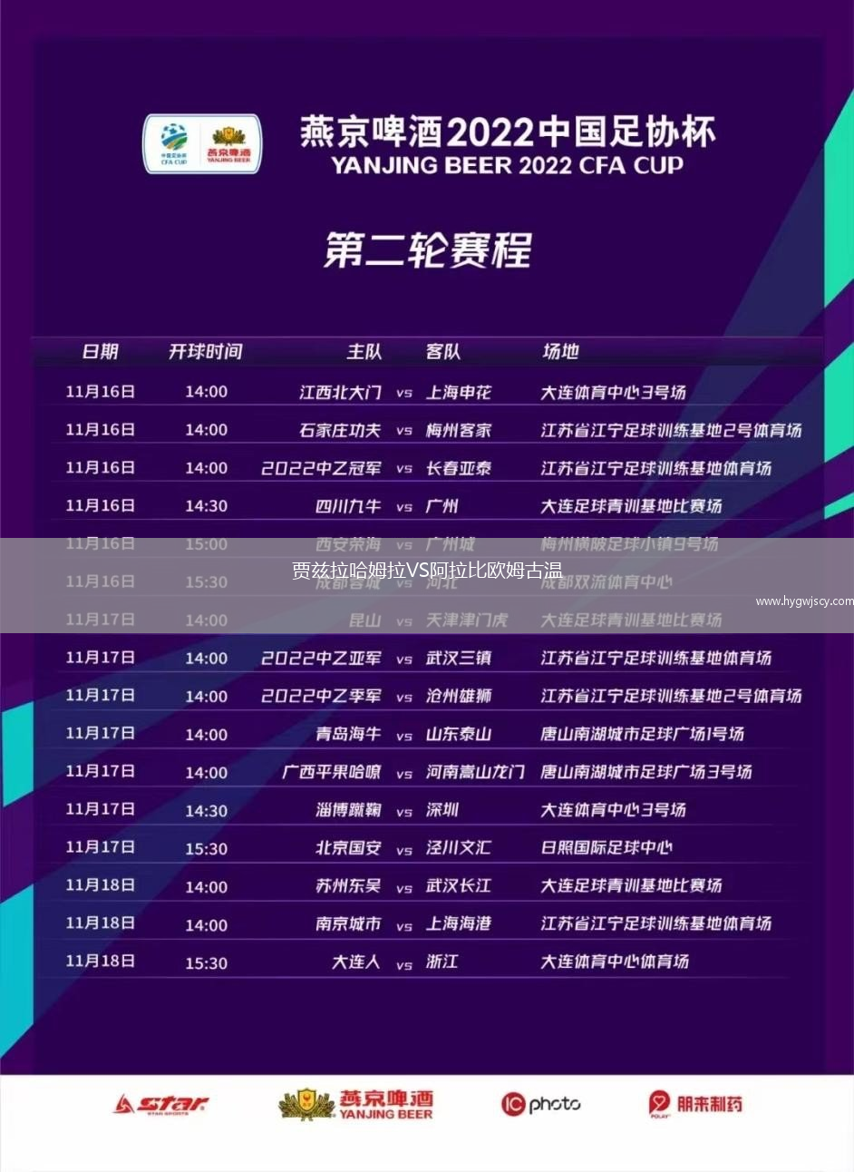 賈茲拉哈姆拉VS阿拉比歐姆古溫