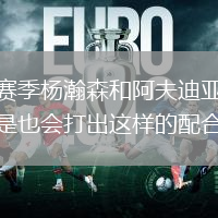 下賽季楊瀚森和阿夫迪亞是不是也會打出這樣的配合